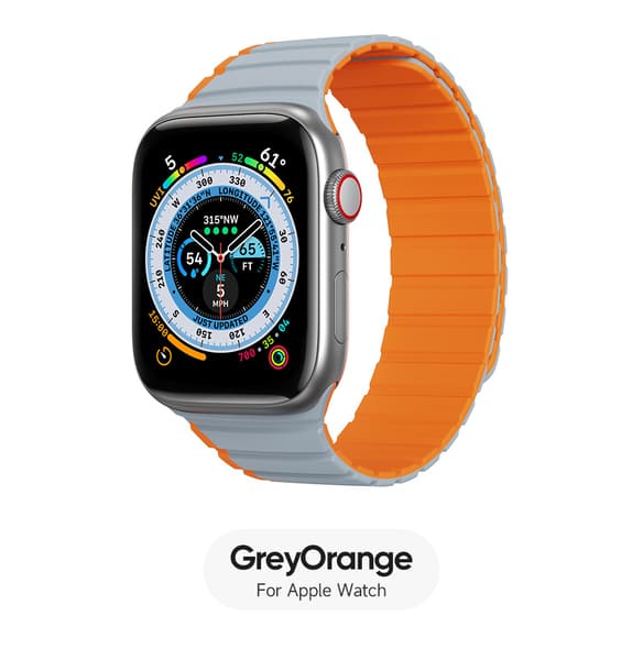 dây đeo apple watch dux ducis series ld grey orange (1)