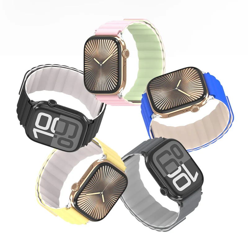 Day Deo Apple Watch Silicone 2 in 1 Dux Ducis Series SD Black Starlight 38 40 41mm 5