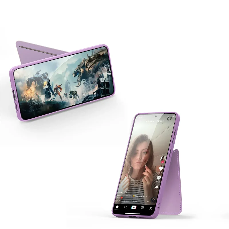 Op Lung Dux Ducis Rafi Mag II Series Cho Samsung S25 Edge Purple Pink 2
