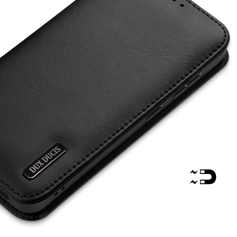 Op Lung Kiem Bao Da Va Vi Dux Ducis Hivo Series Samsung S25 Edge Black 5