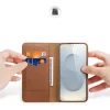 Op Lung Kiem Bao Da Va Vi Dux Ducis Hivo Series Samsung S25 Edge Brown 2