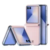 Ốp Lưng Dux Ducis Da PU Bril Series SamSung Z Flip 7 5G Pink