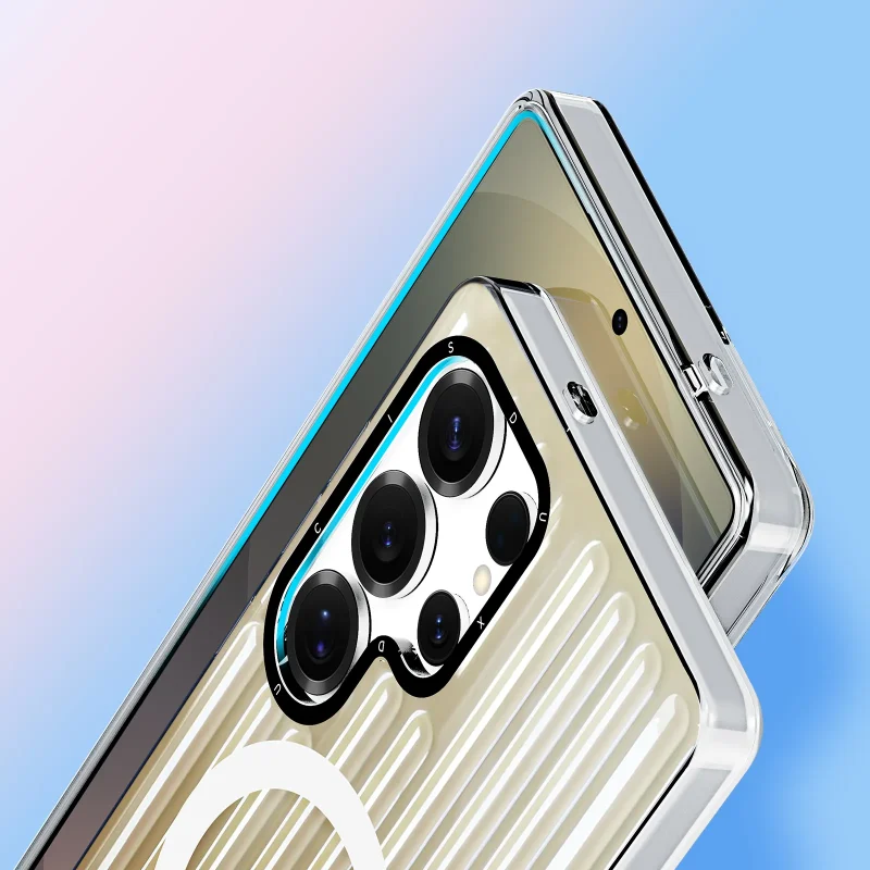 Op Lung Dux Ducis Zest Series Magnetic Cho Samsung S25 Ultra Gradient Desert Gold 5