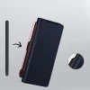 Op lung Dux Ducis Bril Series SamSung Z Fold 7 With Pen Holder Blue 7