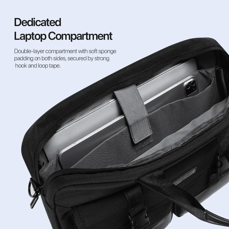 Tui Deo Dux Ducis Shoulder Bag Edge Series For Laptop 14 inch 15.4 inch Black 6