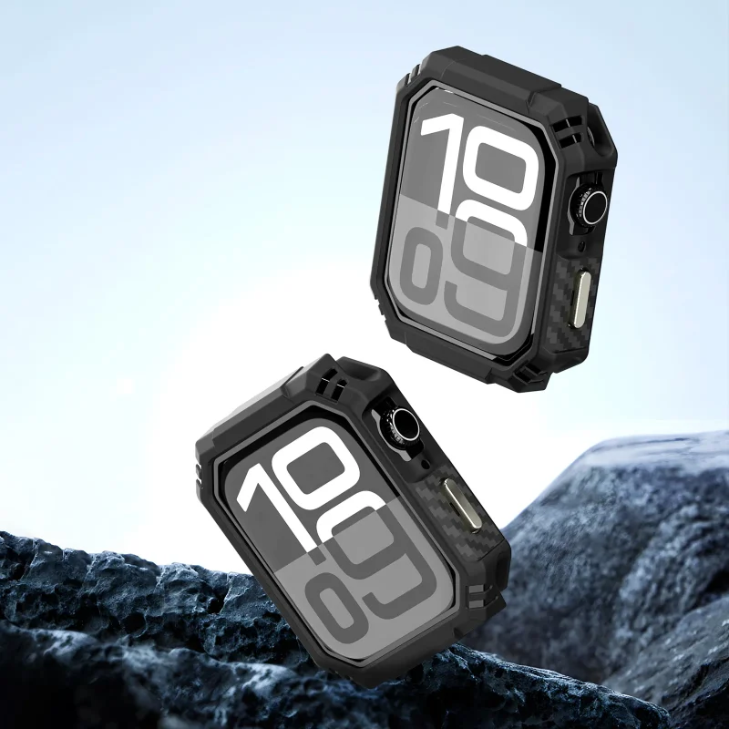 op duxducis danh cho applewatch size ultra 2 1 40 42 44 46mm series damo Black 4