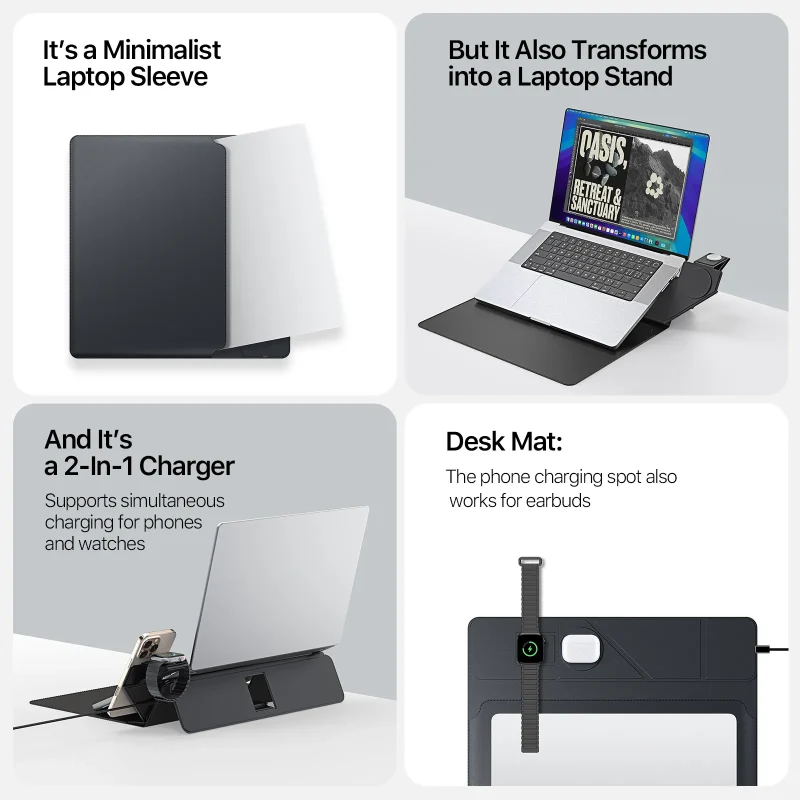 Tui Kiem Gia Do Macbook Dux Ducis Tich Hop Sac Khong Day AirQ 3
