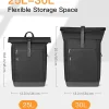 balo deo vai inateck roll top waterproof backpack bp01003 black 2