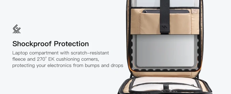 balo du lich inateck large splashproof carry on travel backpack cho laptop 17 inch bpx31 40l 19