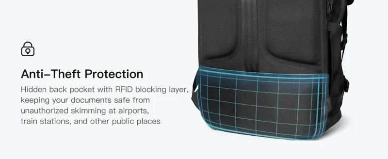balo du lich inateck large splashproof carry on travel backpack cho laptop 17 inch bpx31 40l 20