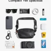 tui deo cheo inateck x mini rfid blocking sling bag fb01002 black 4