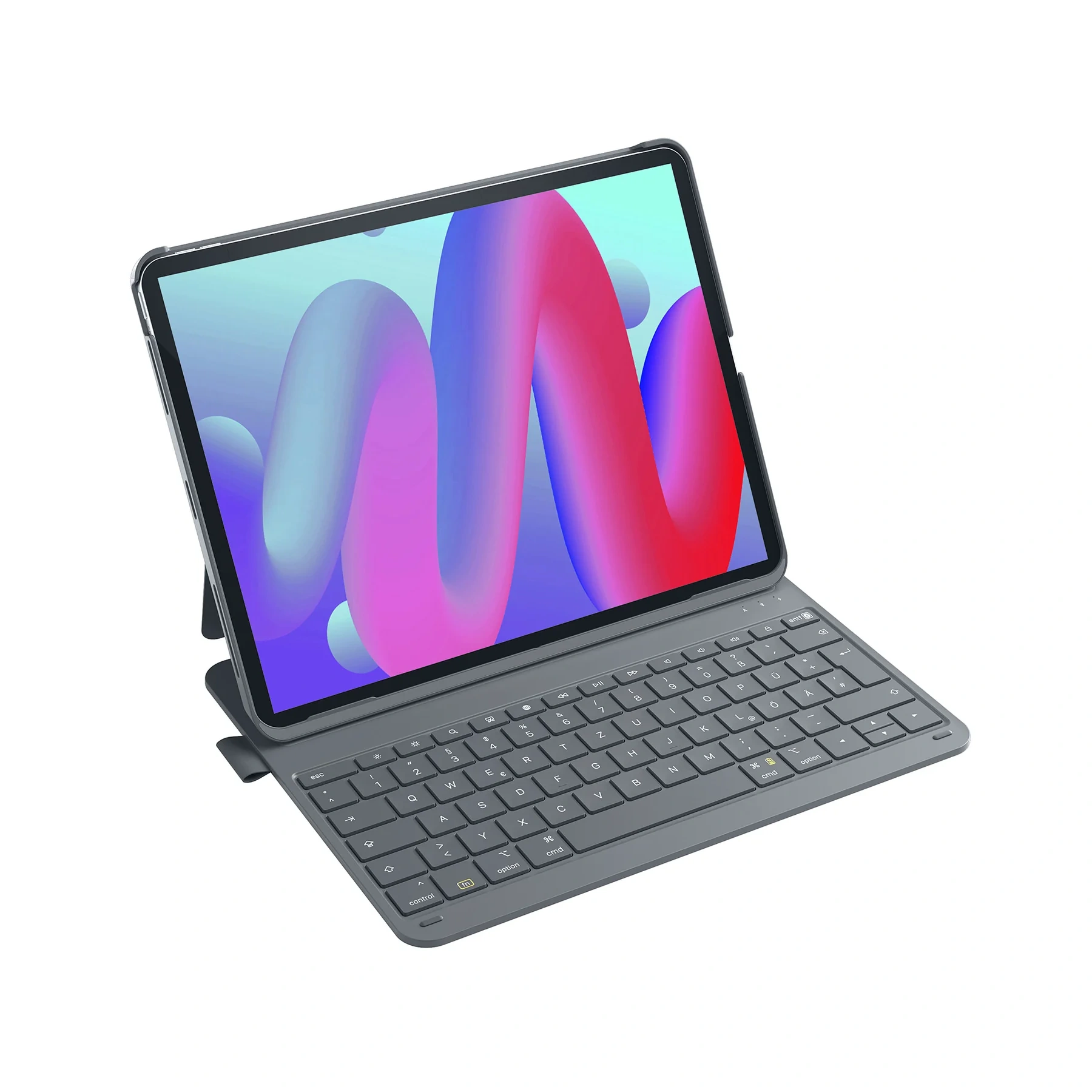 Bàn Phím Bluetooth Kiêm Bao Da inateck AirTap Cho iPad 11/10 Air/Pro 11-inch BK2007 3 ban phim bluetooth kiem bao da inateck airtap cho ipad 11 10 air pro 11 inch bk2007 gray 1