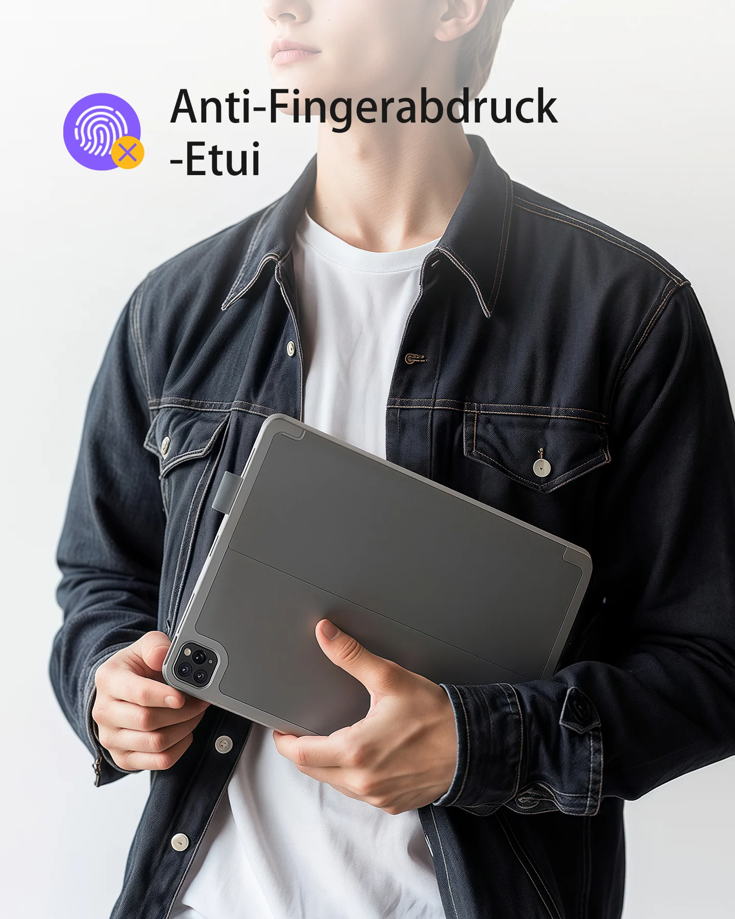 ban phim bluetooth kiem bao da inateck airtap cho ipad air 13 inch m3 m2 ipad pro 12 9 bk2007 13 gray 3 1