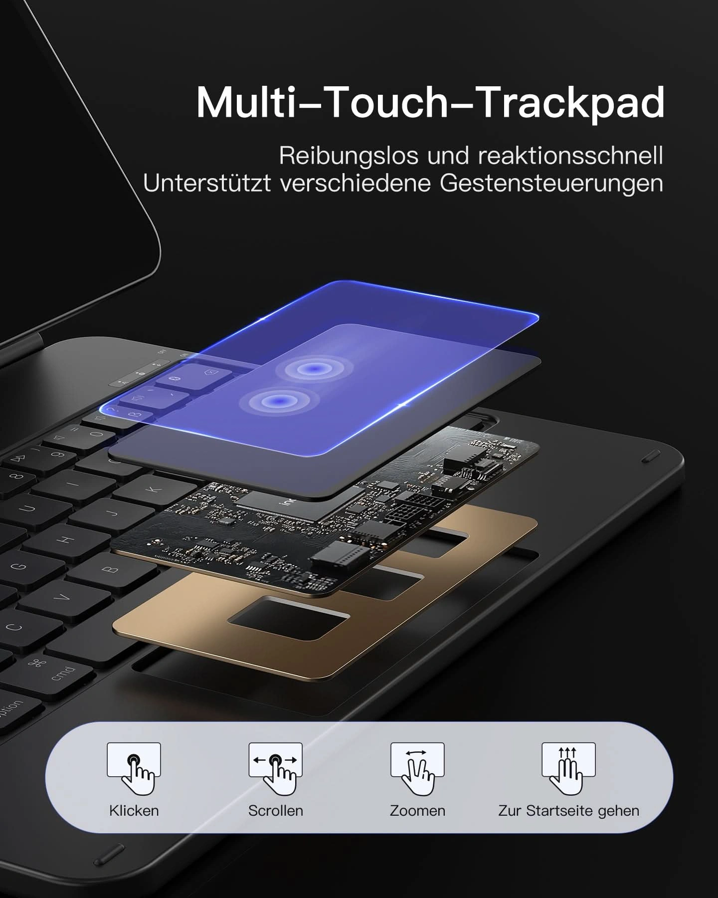 ban phim bluetooth kiem bao da inateck neo magic cho ipad 11 gen a16 10 gen 10 9 inch kb09119 10 black 6 1