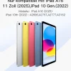 ban phim bluetooth kiem op lung inateck acetouch led rgb cho ipad 11 gen a16 10 gen 10 9 inch kb04112 gray 7
