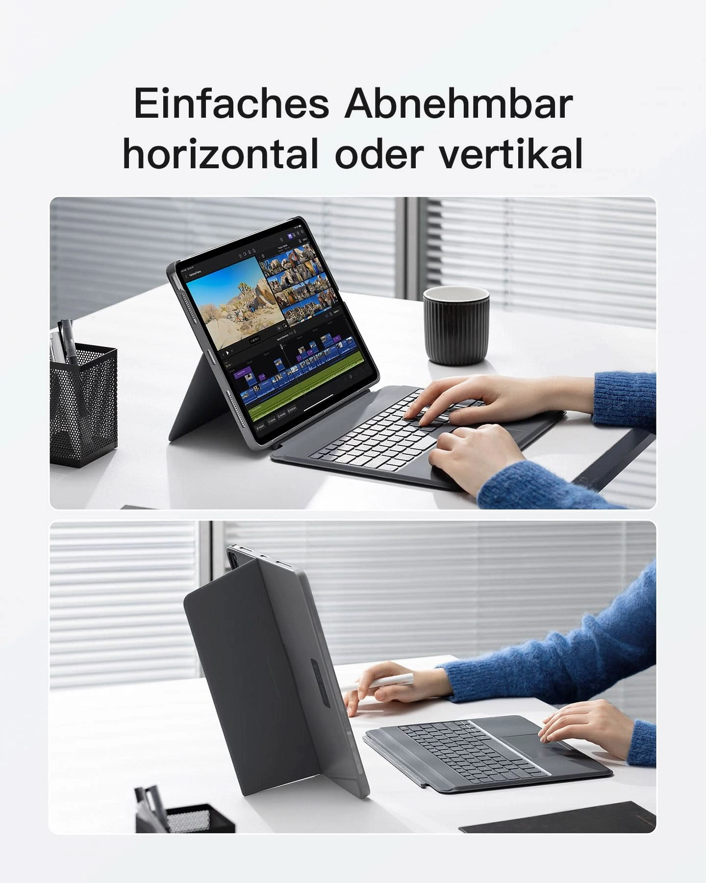 ban phim bluetooth kiem op lung inateck acetouch led rgb cho ipad air 13 pro 12 9 kb04118 gray 2 1