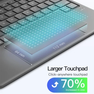 ban phim bluetooth kiem op lung inateck acetouch pro cho ipad 11 10 air pro 11 inch n0057 gallery 4