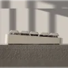 ban phim co iqunix magi65 low profile aluminum ochre white pc 5