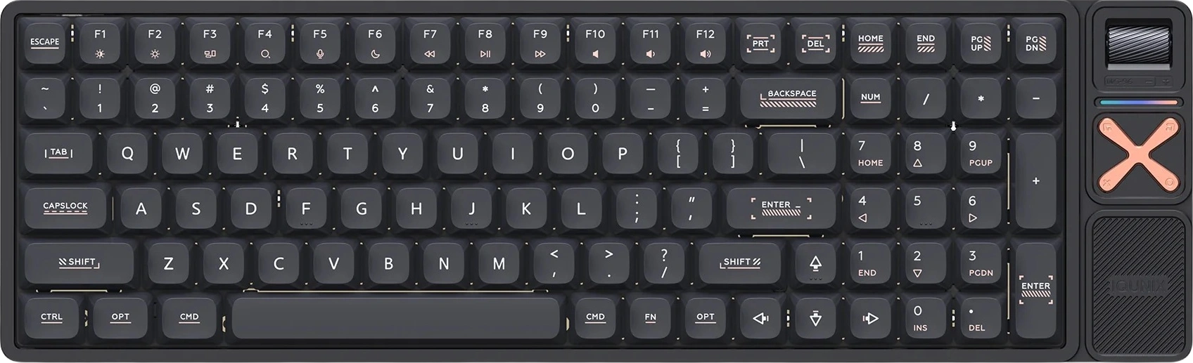 ban phim co iqunix magi75 75 pro 96 96 pro low profile aluminum 26 1