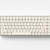 ban phim co iqunix magi75 low profile aluminum ochre white
