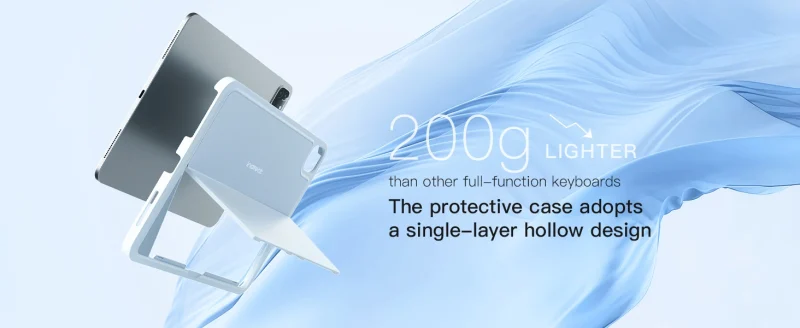 banner ban phim bluetooth kiem op lung inateck acetouch cho ipad pro 11 inch m4 m5 2024 2025 kb04122 11 light blue 2