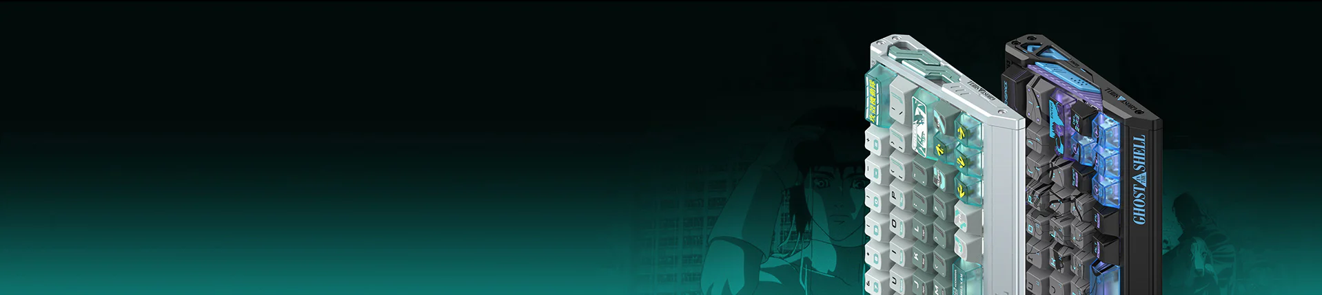 banner ban phim co hall effect iqunix ev63 ghost in the shell edition 10