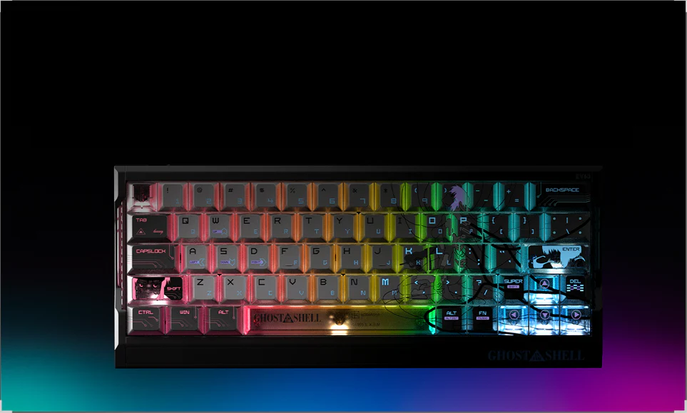 banner ban phim co hall effect iqunix ev63 ghost in the shell edition 12