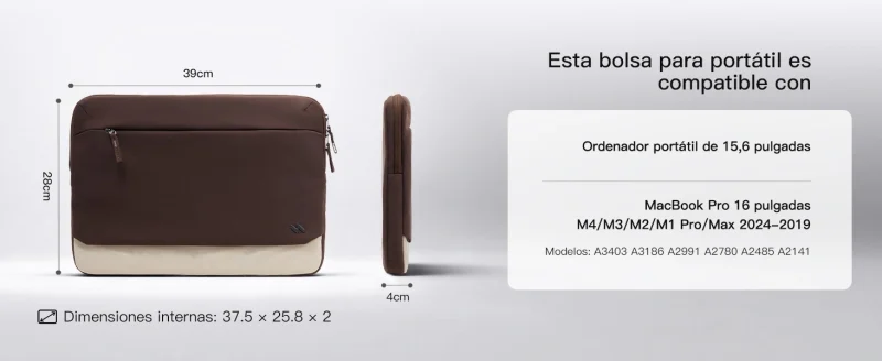 banner tui deo vai chong soc inateck 360 protective cho laptop macbook 14 inch lbt32 14 brown 4