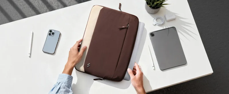 banner tui deo vai chong soc inateck 360 protective cho laptop macbook 14 inch lbt32 14 brown 7