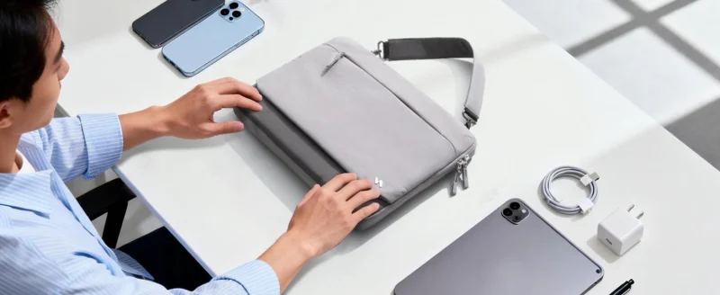 banner tui deo vai chong soc inateck 360 protective cho laptop macbook 14 inch lbt32 14 gray 3