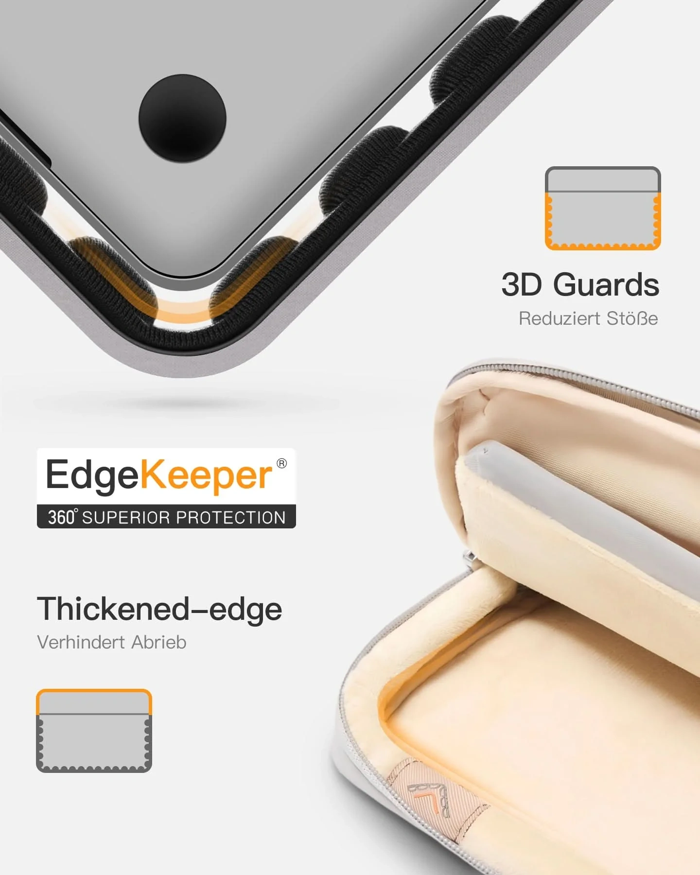 tui chong soc inateck edgekeeper 360 tempo cho laptop macbook air pro 13 inch lbt11 13 gray 6 1