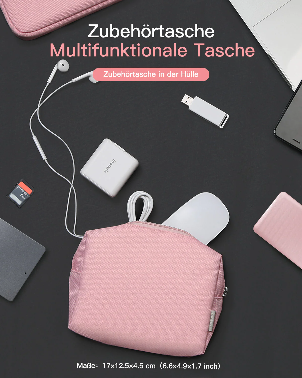 Túi Chống Sốc inateck Ultrathin Cho Laptop 13 inch/MacBook 14 inch LB01005-14 30 tui chong soc mong nhe inateck cho laptop macbook air pro 13 inch lb01005 pink 2
