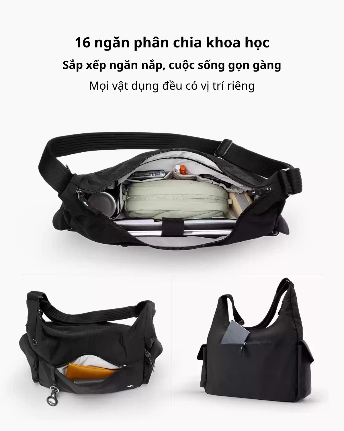 tui deo inateck wind cloud tote bag fbw21 black 15 1