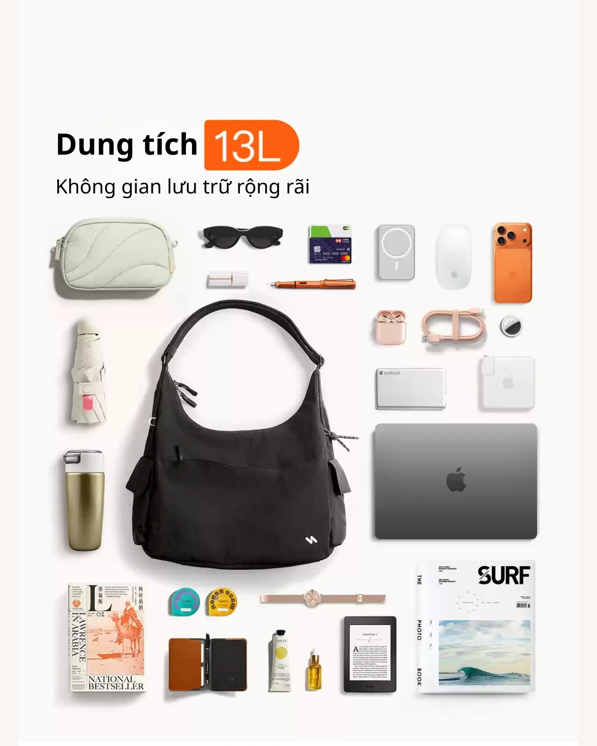 tui deo inateck wind cloud tote bag fbw21 black 8 1