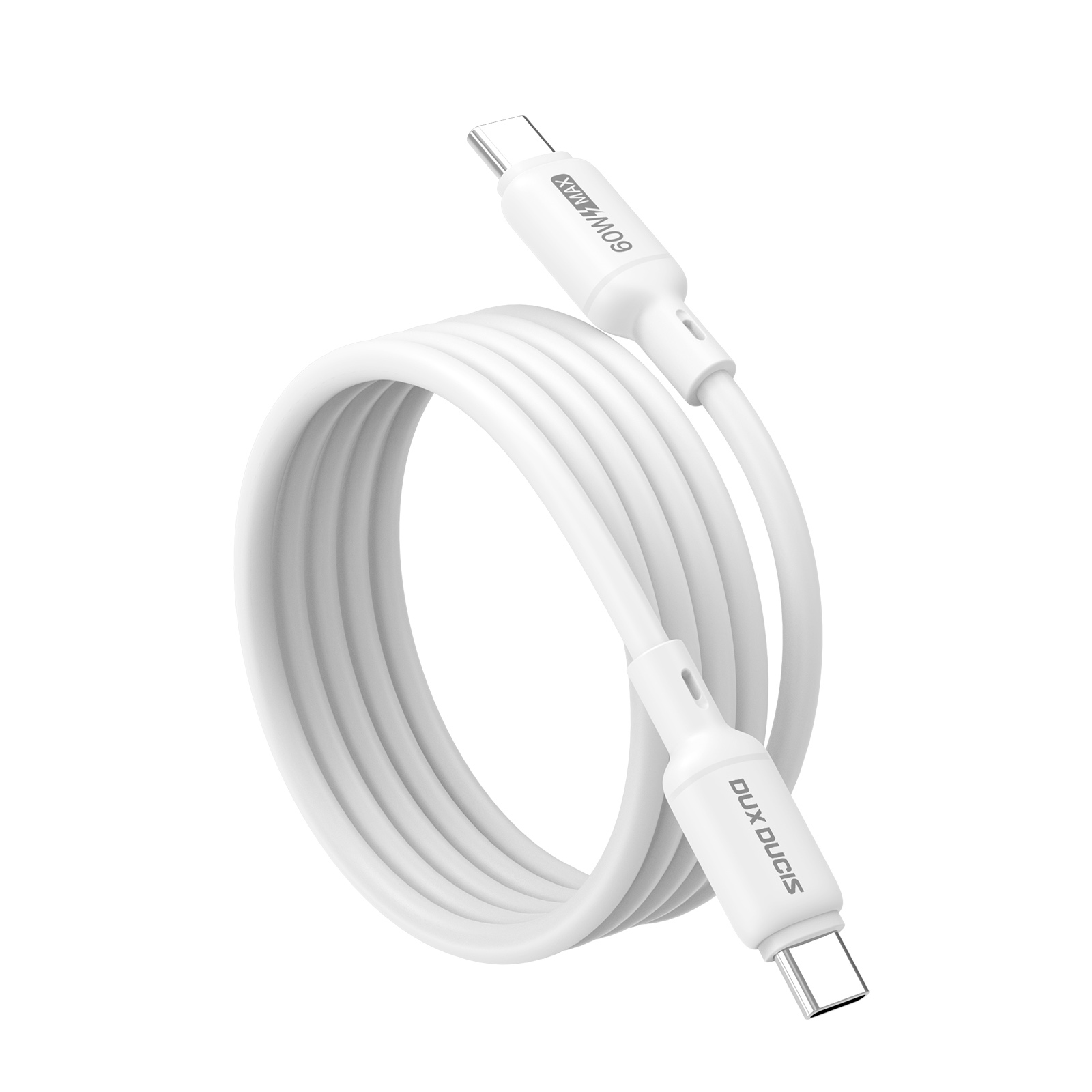 cap sac nhanh silicon dux ducis sili series c to c 1m 60w 2 1
