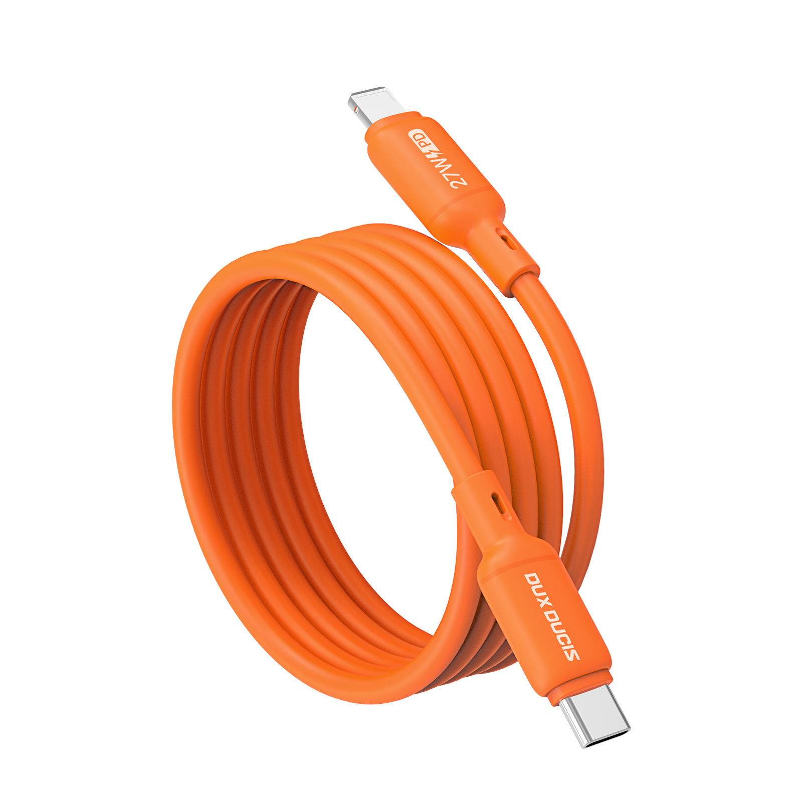 cap sac nhanh silicon dux ducis sili series c to lightning 1m 27w 2 1