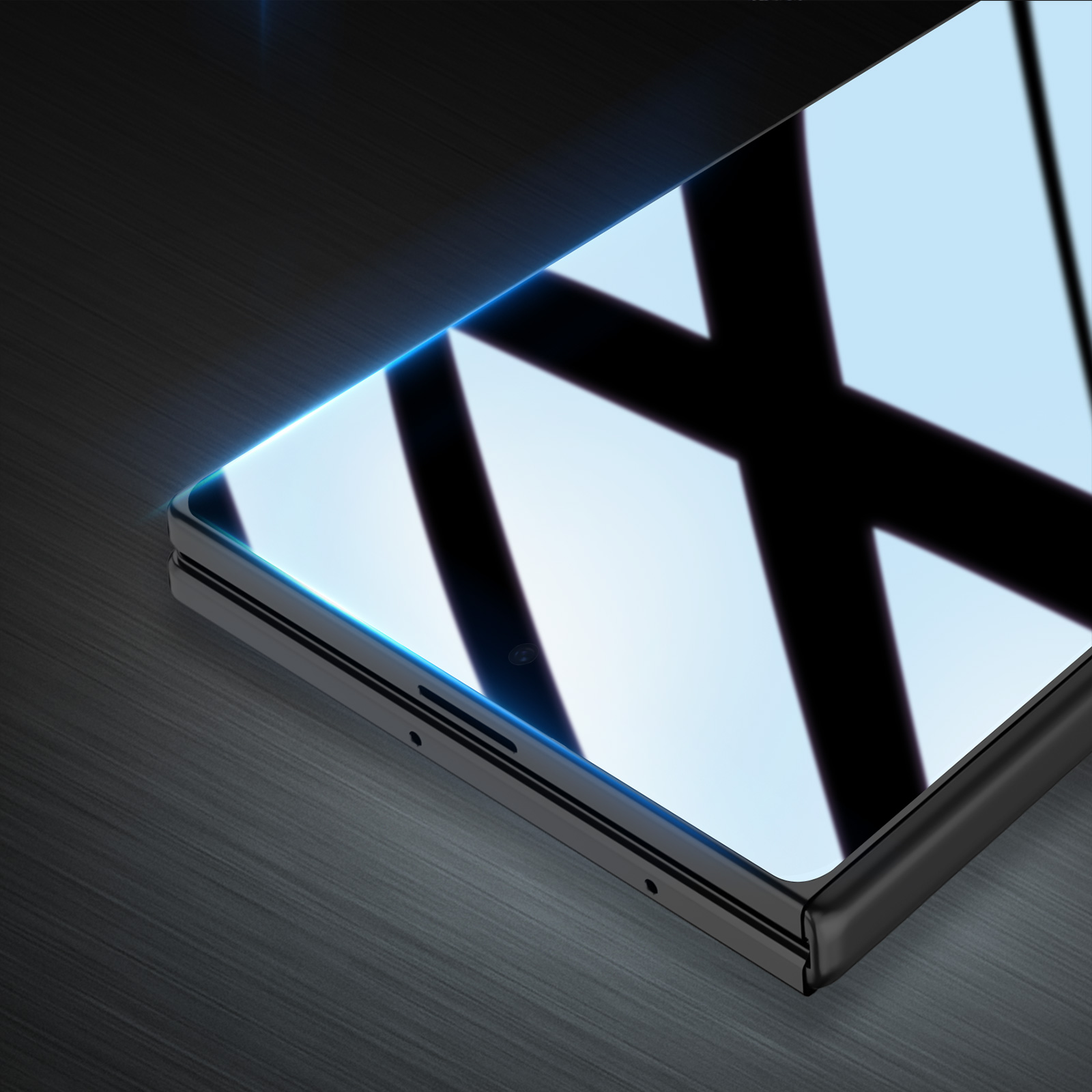 cuong luc 2 5d tempered glass screen protector cho samsung z fold8 7 1