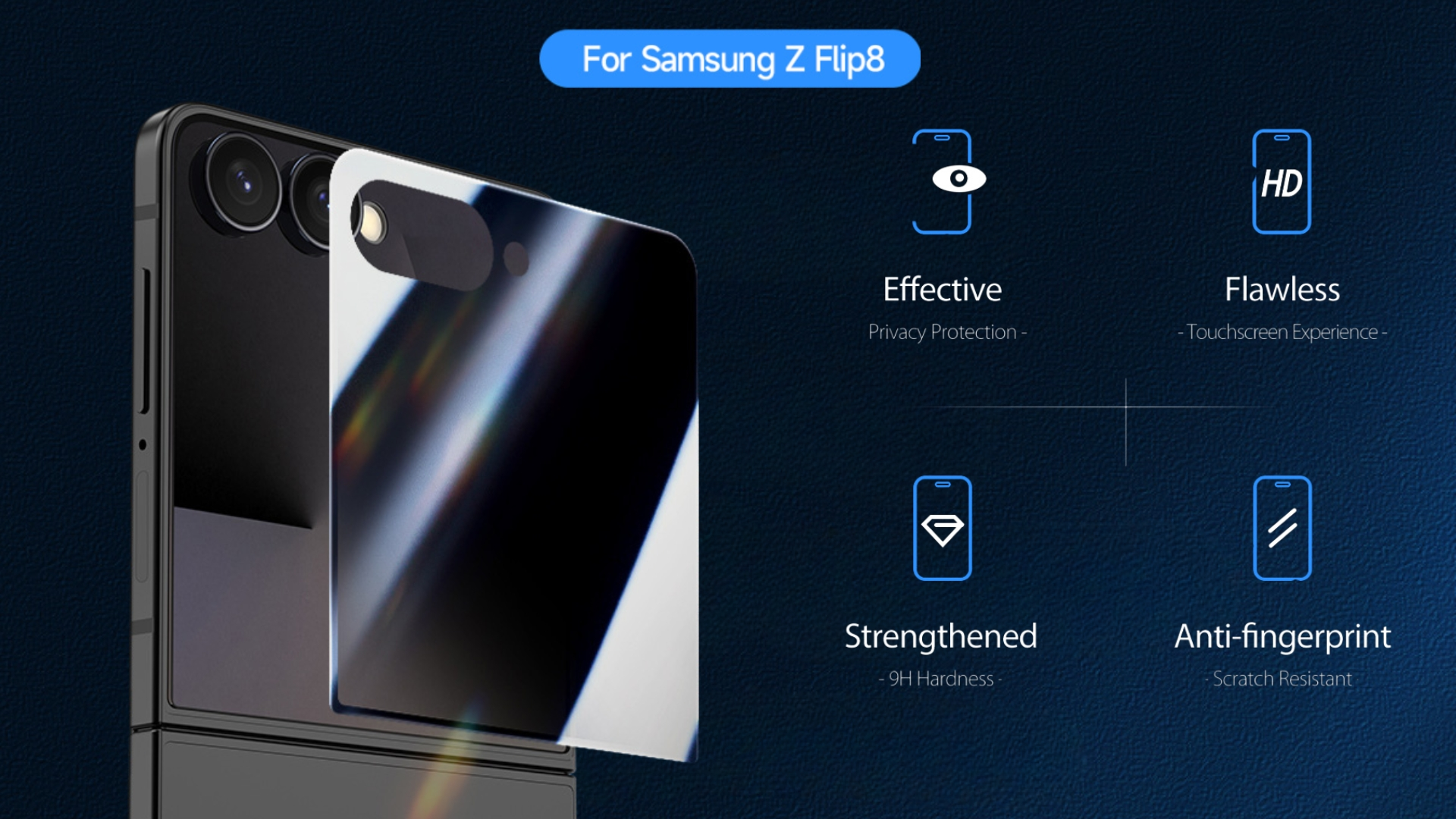 cuong luc dux ducis 2 5d privacy screen protector cho samsung z flip8 8