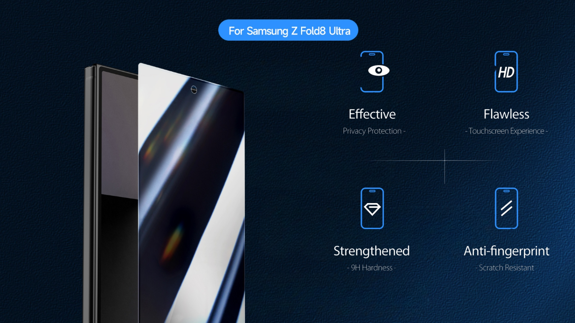 cuong luc dux ducis 2 5d privacy screen protector cho samsung z fold8 ultra 9