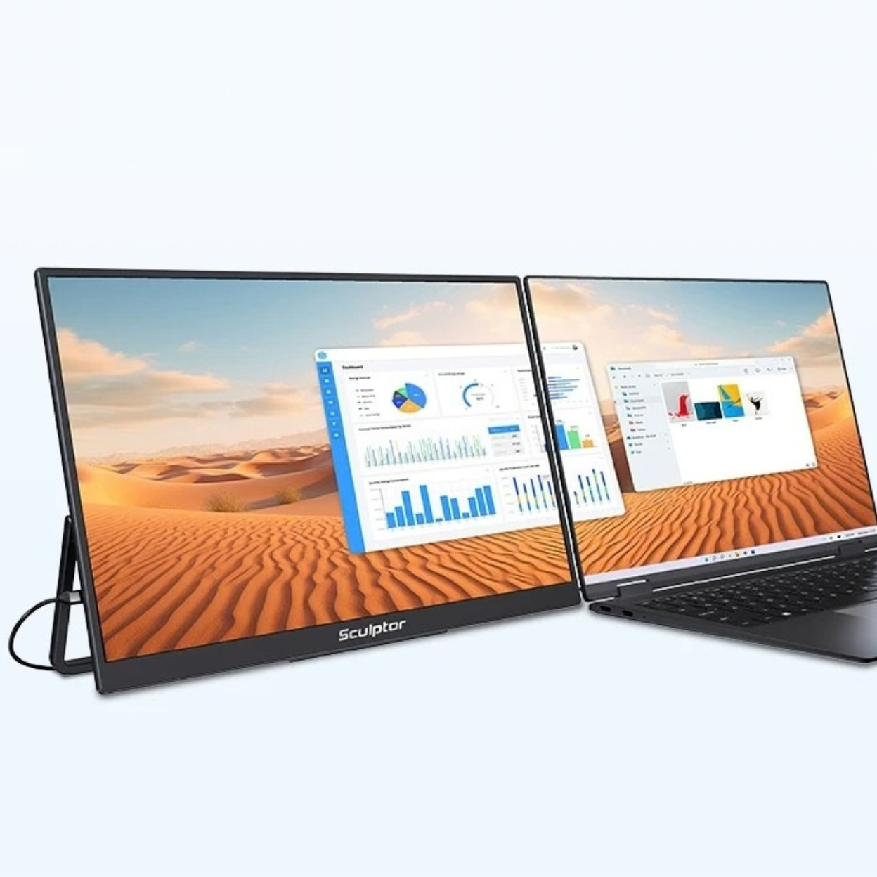 Màn Hình Di Động Sculptor 15.6 inch Cảm Ứng FHD IPS 60Hz - MF156LR 3 man hinh di dong sculptor 15 6 touch screen fhd 60hz mf156lr 14