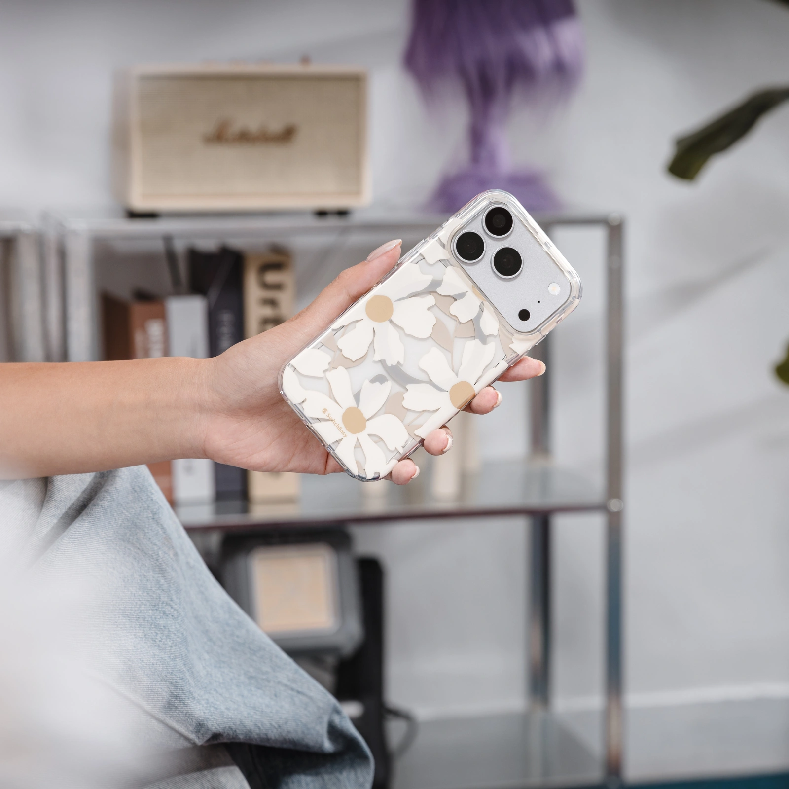 op lung switcheasy fleur m 3d pattern protective for iphone content 1