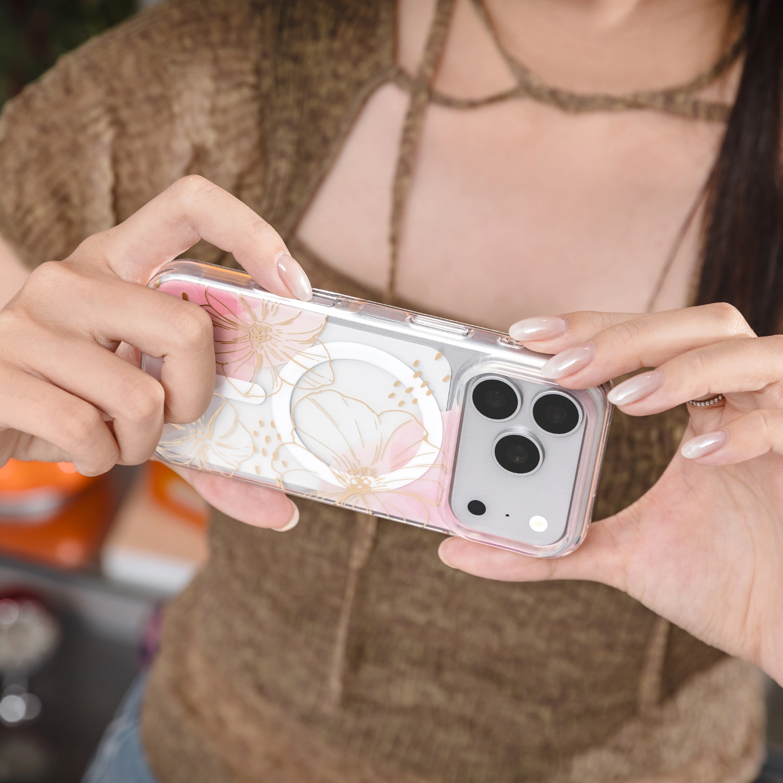 op lung switcheasy fleur m 3d pattern protective for iphone content 4